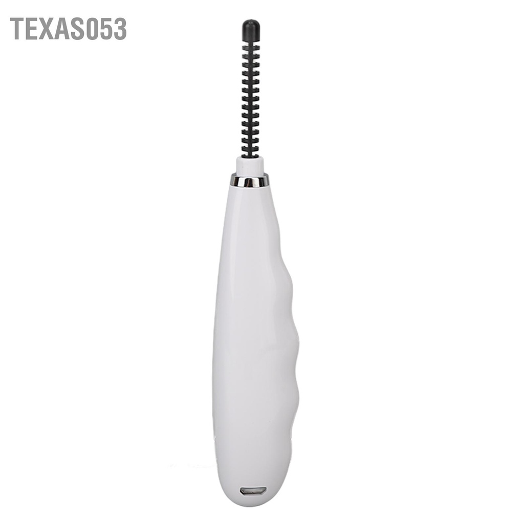 Texas053 Dụng cụ uốn lông mi làm nóng Nhanh chóng Làm lâu dài Máy bằng điện có thể sạc lại USB