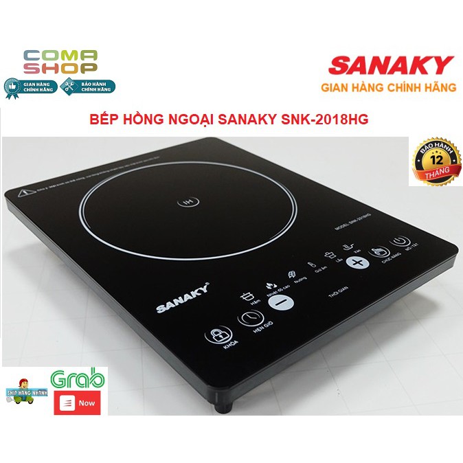 BẾP HỒNG NGOẠI SANAKY SNK-2018HG 2000W - CHÍNH HÃNG BẢO HÀNH 12 THÁNG