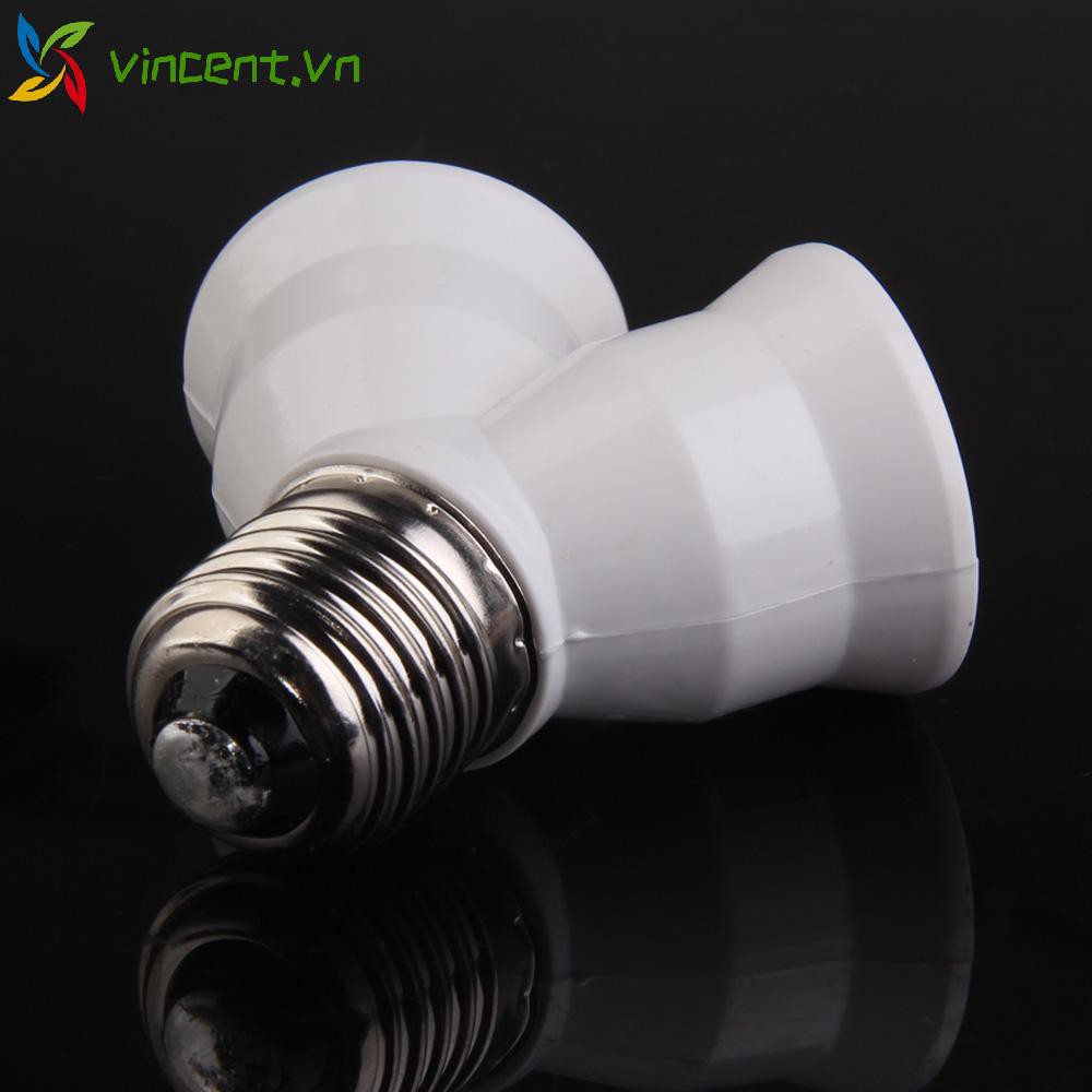 Đui Đèn Chuyển Đổi 1 Thành 2 Đui Đèn E27