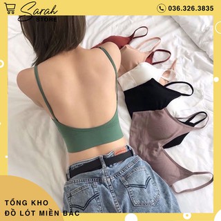 Áo Bra Chữ U Cotton Đa Năng Hở Lưng Khoét Lưng Mẫu Mới Hàng Xuất Nhật 367