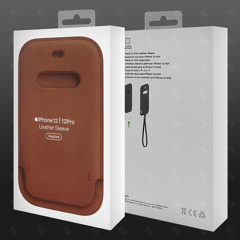 Bao da iphone 12 Magsafe có ngăn đựng thẻ tiện lợi iphone 12 pro max Leather Sleeve with MagSafe