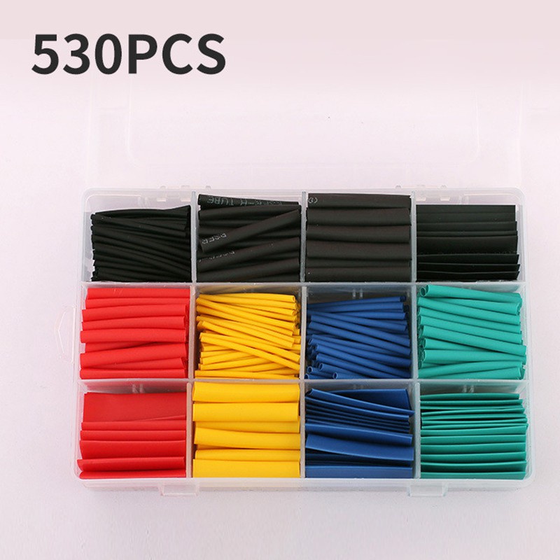 Hộp dây co nhiệt 530pcs 12 ngăn 12 kích cỡ