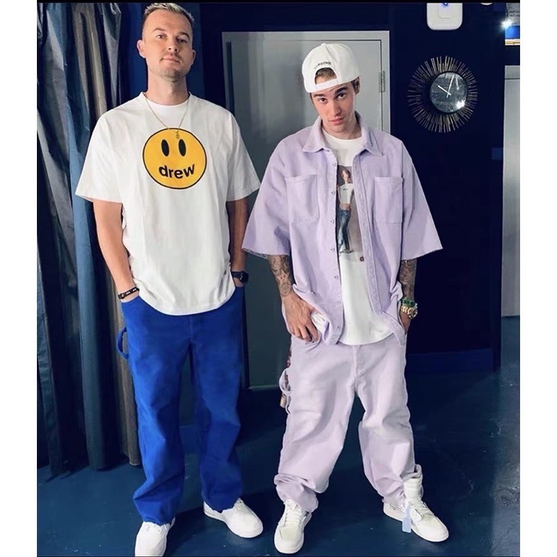 Áo thun tay lỡ DREW, áo thun cotton nam nữ unisex, TimawWy | BigBuy360 - bigbuy360.vn