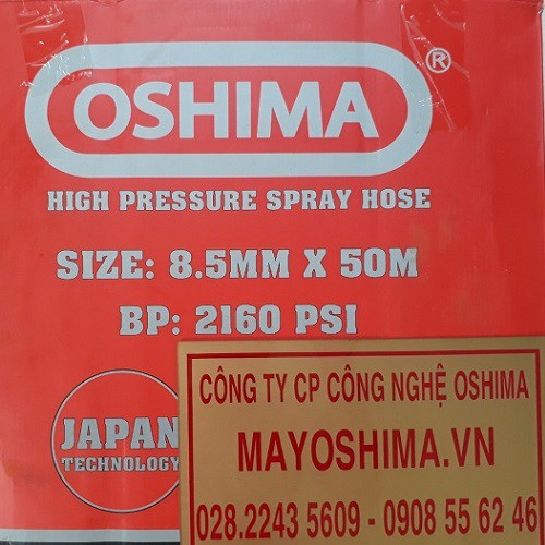 50 mét dây xịt áp lực cao oshima 8,5mm
