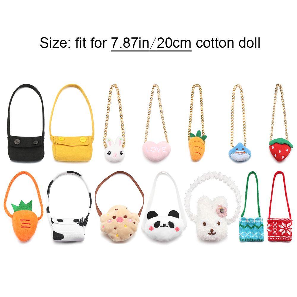 MIHAN1 Túi Xách Nhồi Bông Đáng Yêu Cho Búp Bê 20CM