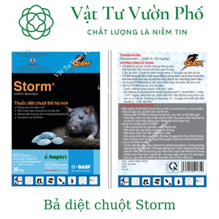 Bả diệt chuột storm gói 20 viên - đức