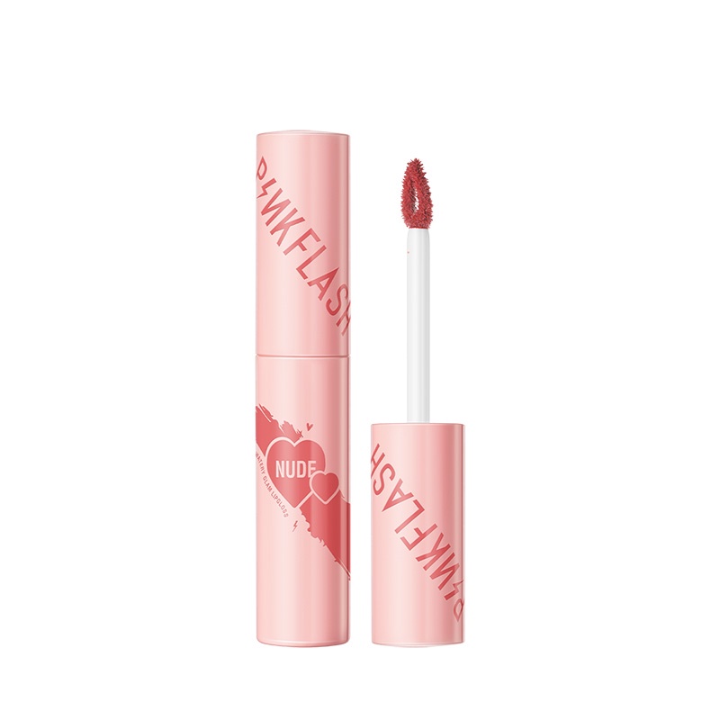 Son môi PINKFLASH Dính nước Siêu bóng Tint Dưỡng ẩm Không dính Lâu trôi 30g