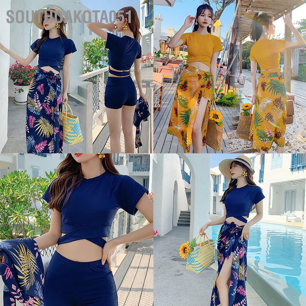 Southdakota051 Ba mảnh phụ nữ Áo tắm Bikini Đồ bơi Nữ phù hợp cho mùa hè Lướt sóng trên bãi biển xuân