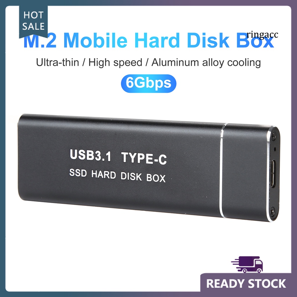 Ổ Cứng Ngoài Ssd Di Động Usb 3.1 M.2 Ngff Tốc Độ Cao