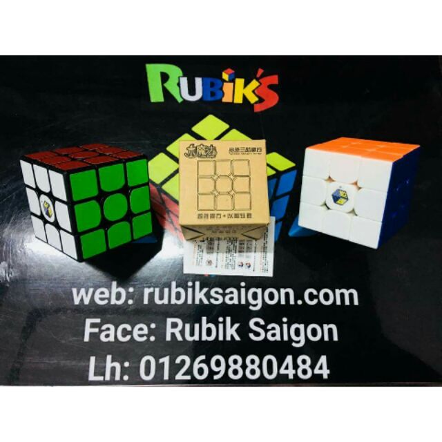 Rubik Yuxin little 3x3 mẫu hộp mới nhựa bóng năm 2021