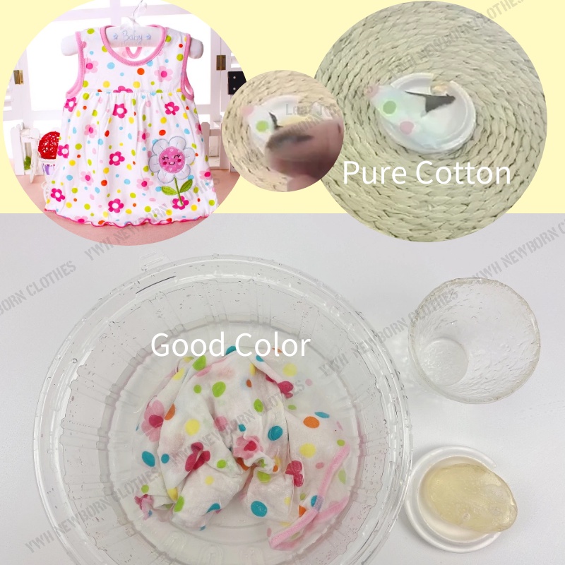Đầm Không Tay 100% cotton In Họa Tiết Hoa Hoạt Hình Cho Bé Gái Sơ Sinh 0-24 Tháng Tuổi