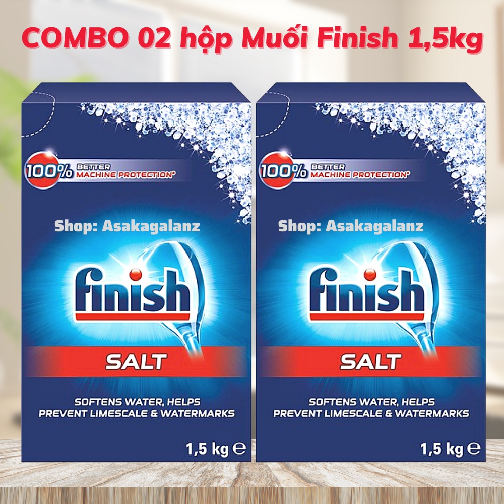 Muối rửa bát Finish đủ loại [MỚI 2021] - Chính Hãng.