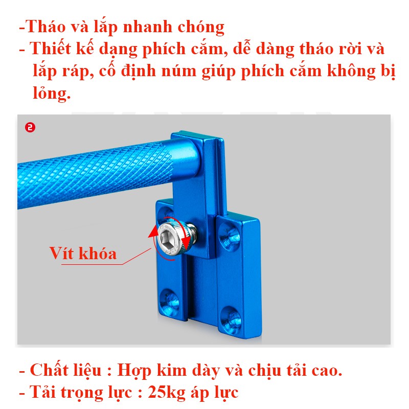 Pat Gắn Đèn Trợ Sáng - Lắp Ghế Câu , Thùng Câu Chuyên Dụng Cao Cấp LK-7