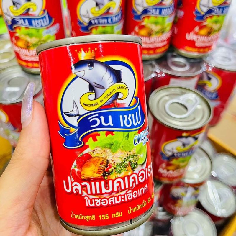 CHÍNH HÃNG- Cá nục sốt cà Win Chef Thái Lan loại đặc biệt
