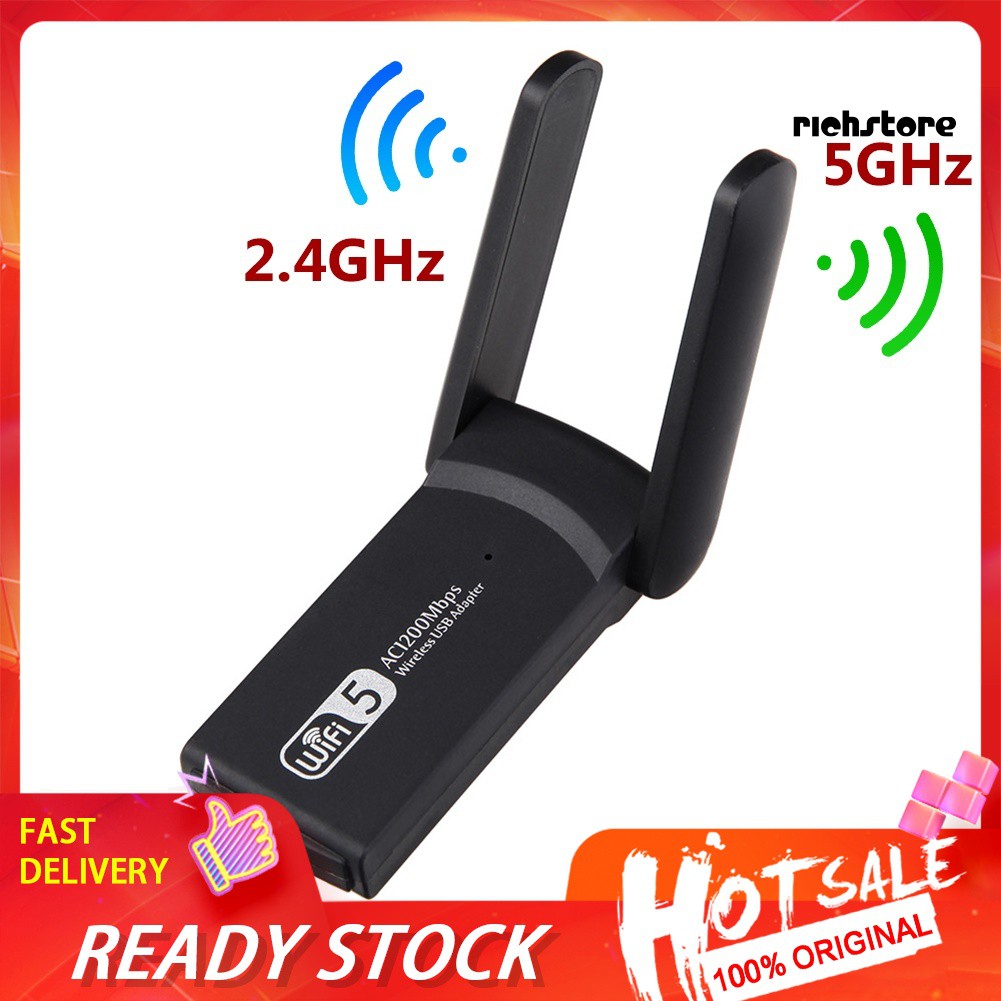 ★Sẵn hàng★ Usb 3.0 WiFi không dây 1200Mbps 2.4/5G