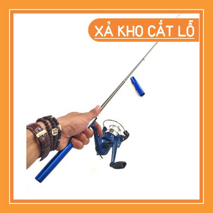 [HÀNG CÔNG TY] Bộ Cần Câu Bút Mini Máy Đứng Máy Ngang Bộ Cần Câu Bút Máy Đứng Máy Ngang 1M0