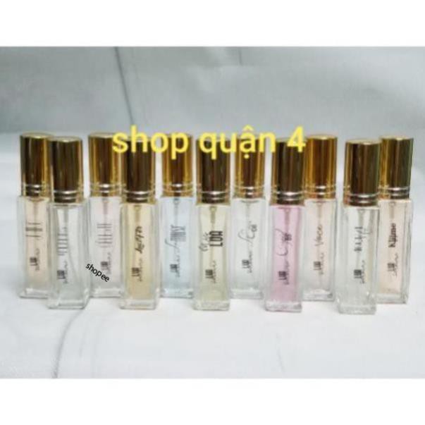 Ống Test Nước Hoa LUA 16 mùi - chai xịt 10ml