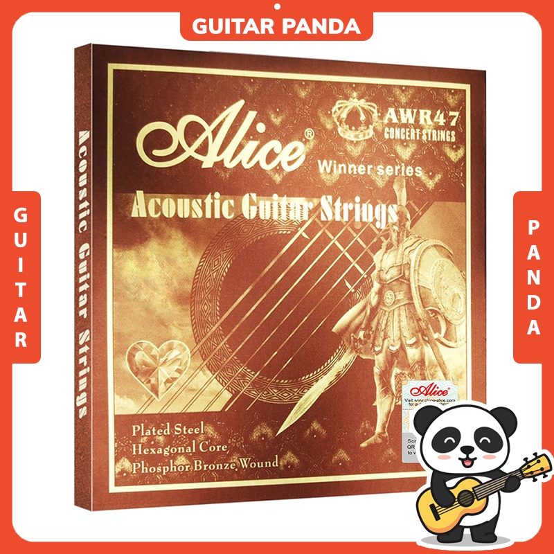 [Chính Hãng] Dây Đàn Guitar Acoustic Alice AWR47 Cao Cấp GUITAR PANDA