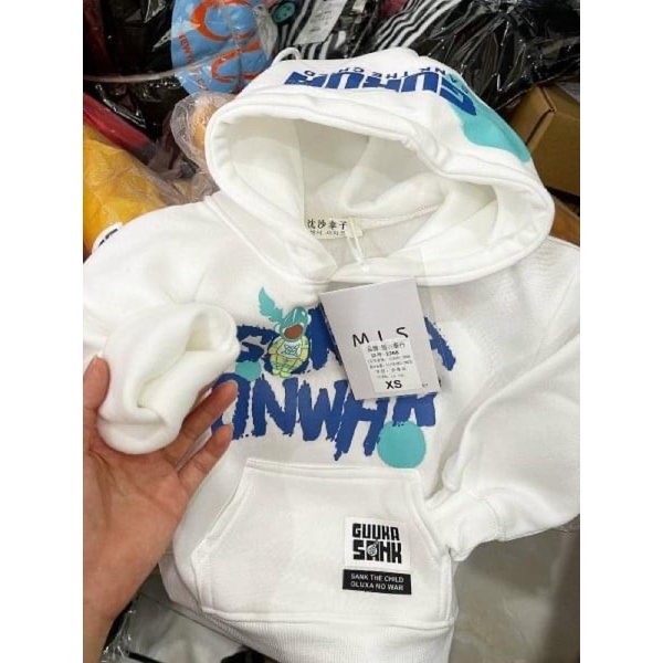 Áo nỉ hoodie phi hành gia ước mơ bay xa cho bé