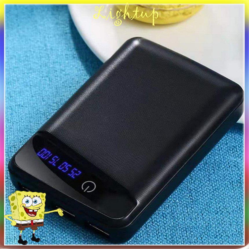 Vỏ pin sạc dự phòng 3 cổng USB 18650 màn hình LCD DIY