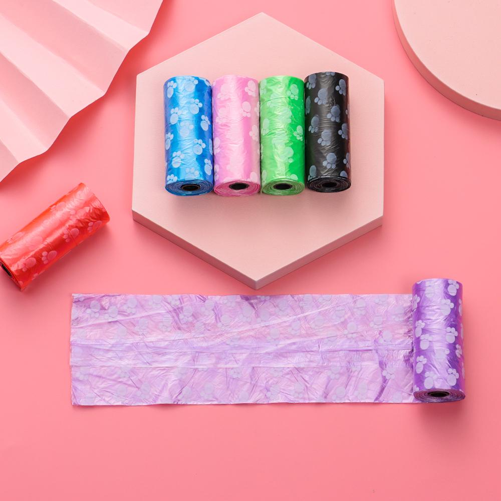 Cuộn Túi Đựng Phân Thú Cưng Màu Sắc Hỗn Hợp Tiện Dụng