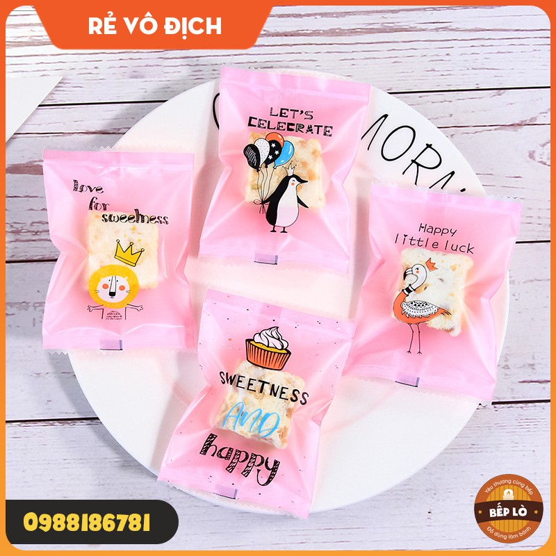 Túi hàn đựng bánh quy 25gr hình Động Vật SIÊU DỄ THƯƠNG