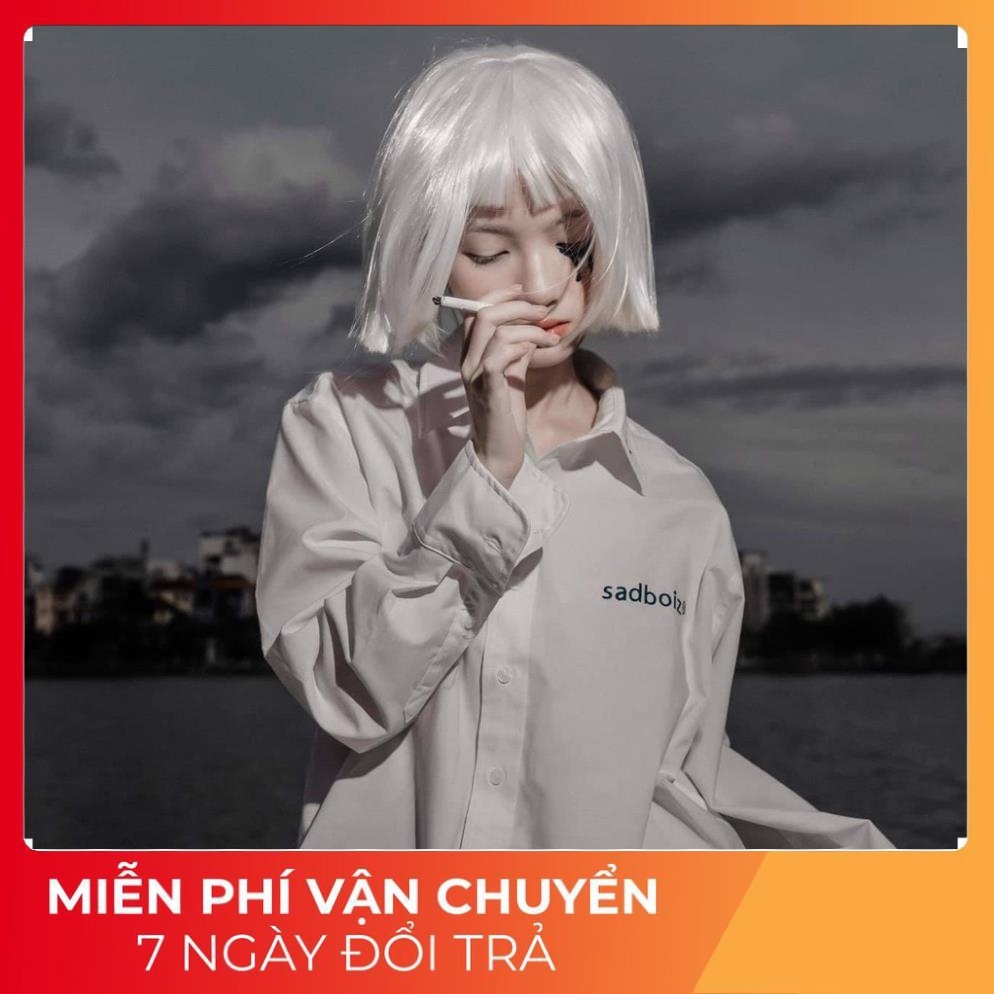 Áo Sơ Mi Sadboiz thêu unisex nam nữ