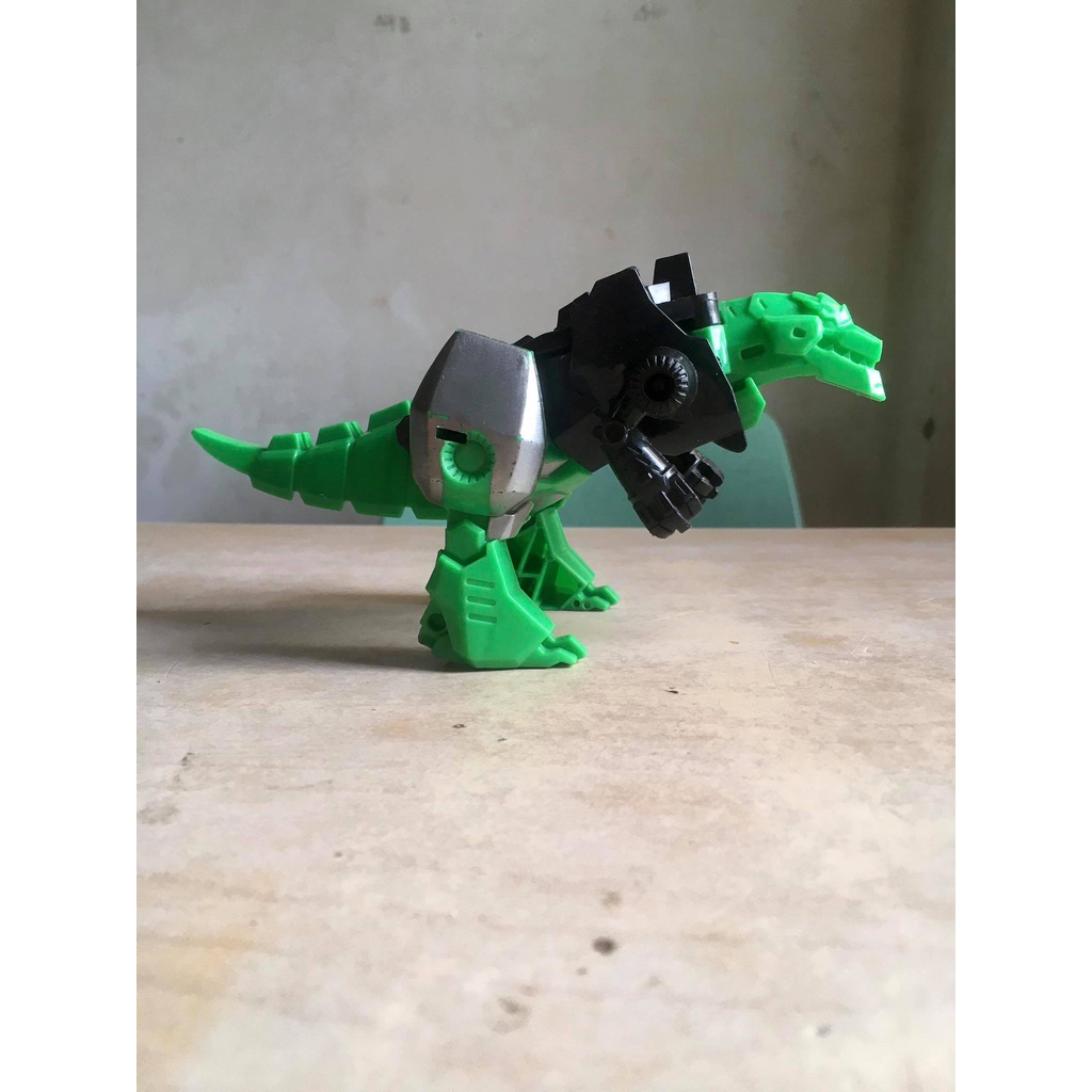Đồ Chơi Robot Biến Hình Transformer Khủng Long Màu Xanh 20cm 2nd [Secondhand]