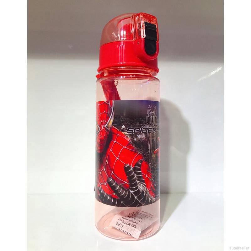 Bình nước họa tiết hoạt hình dung tích 550ml xinh xắn cho bé