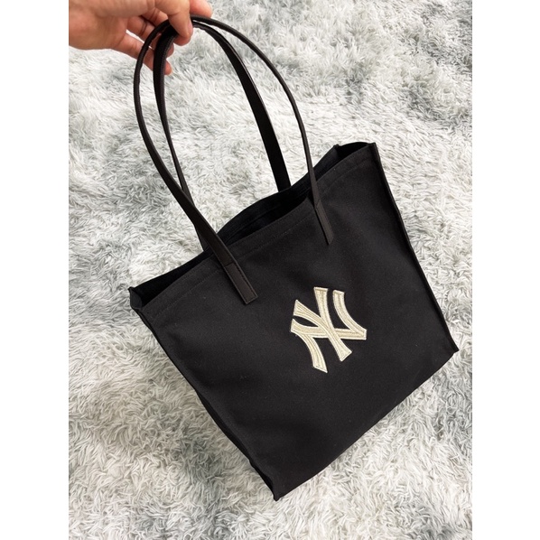 |ẢNH THẬT| TÚI TOTEBAG M L B N.Y ĐEN TRẮNG