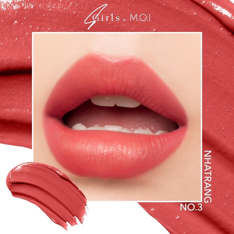 Set 3 cây Son Kem Nhung Lì SGirls MOI COSMETICS Hồ Ngọc Hà