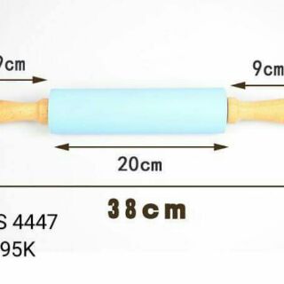 Cán bột silicon tay cầm 30 - 37cm