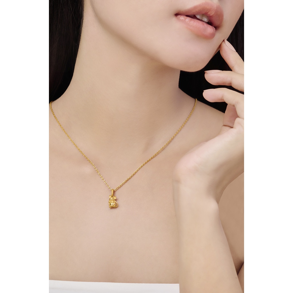 PRIMA Mặt Dây Chuyền Vàng 24K - BST Zodiac - Tuổi Tý May Mắn - 111P1924