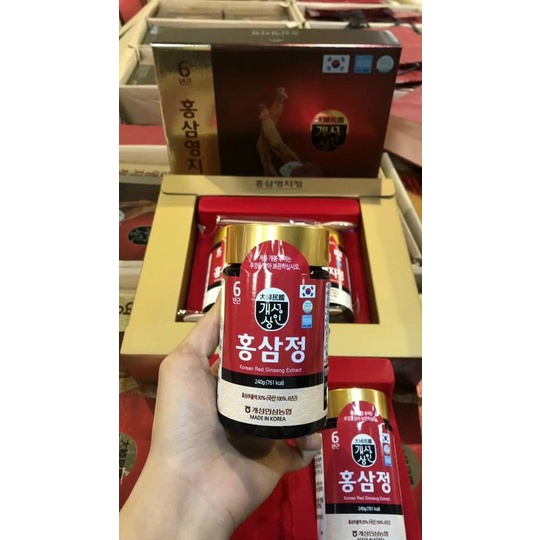GIÁ SỐC: 1 HỘP CAO SÂM LINH CHI HÀN QUỐC 250gr x 2lọ date tháng 1/2025