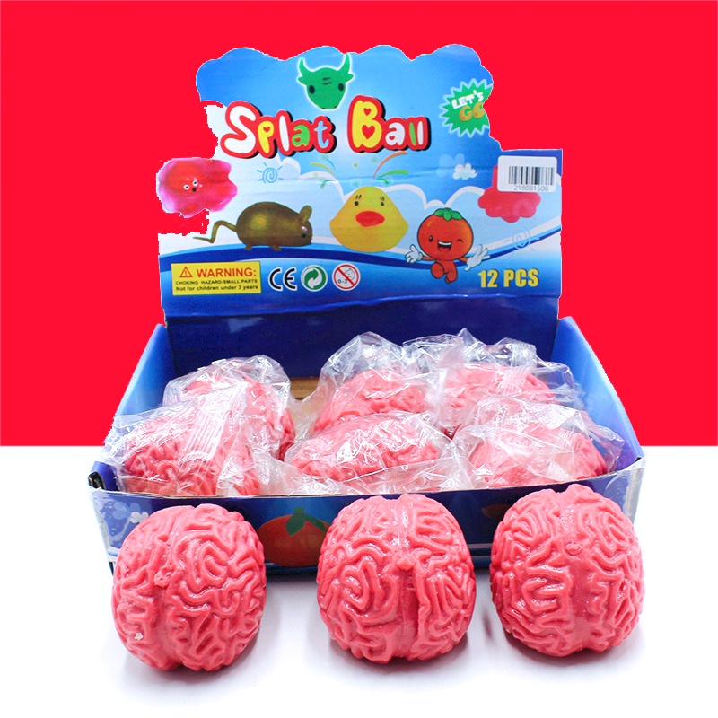 BỘ ÓC Squishy Mochi đồ chơi bóp tay mềm mịn dễ thương chân thực giảm stress co dãn đàn hồi ngộ nghĩnh