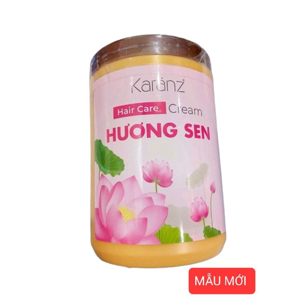 KEM HẤP DẦU Ủ TÓC Collagen Dành cho tóc khô xơ Hương Sen 1000ml