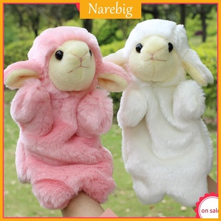 Con rối đeo tay hình cừu nhồi bông