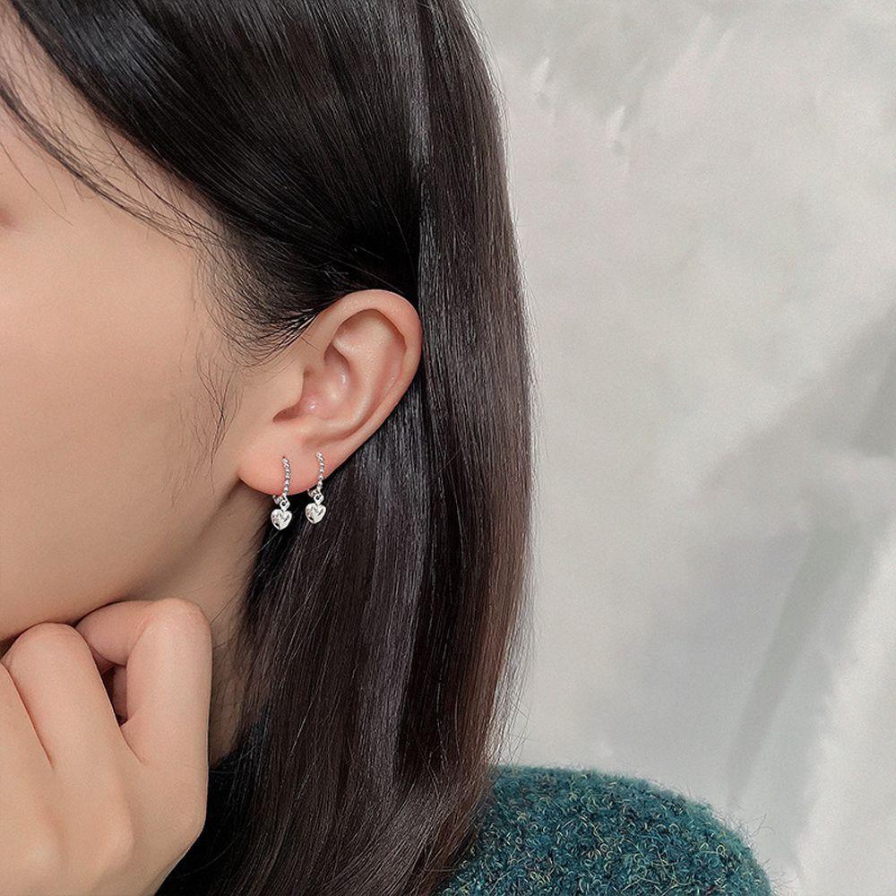 Khuyên Tai Dạng Vòng Tròn Đính Hạt Phong Cách Vintage Thanh Lịch Cho Nữ