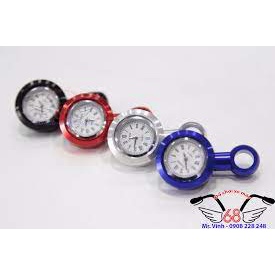Đồng Hồ Mini Gắn Xe Máy - Đồng Hồ Chân Gương Chống Nước