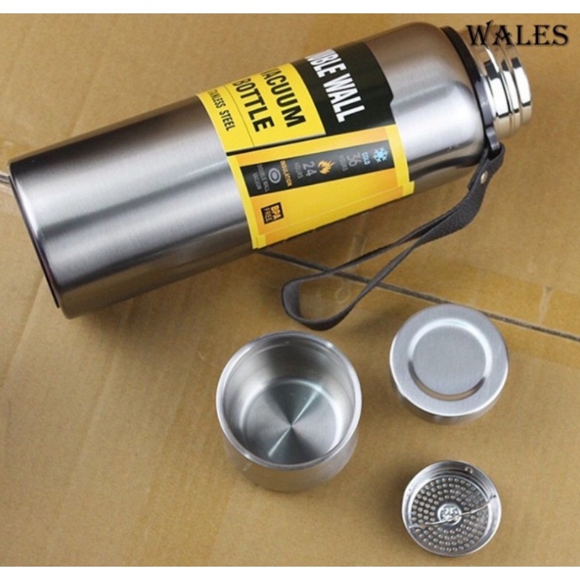 Bình giữ nhiệt 1500ml cute giữ nóng lạnh lên tới 12 tiếng, Ly giữ nhiệt có lưới lọc trà