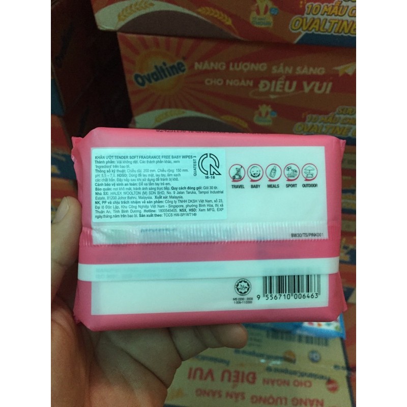 Khăn Ướt Trẻ Em Tender Soft. Hàng chính hãng DKSH Việt Nam.