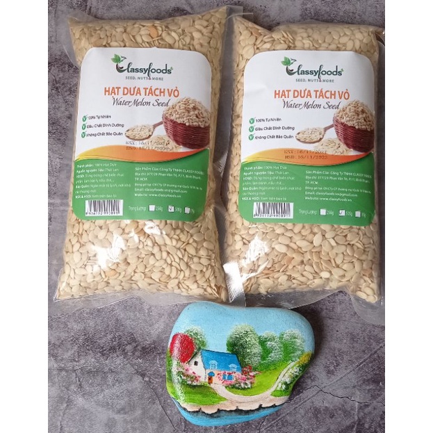 [Hàng mới về] Hạt dưa tươi sống tách vỏ - Water Melon Seed Giàu chất dinh dưỡng Classy Foods