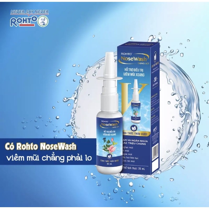 Bộ sản phẩm vệ sinh mũi Rohto nosewash (Rohto nose wash)