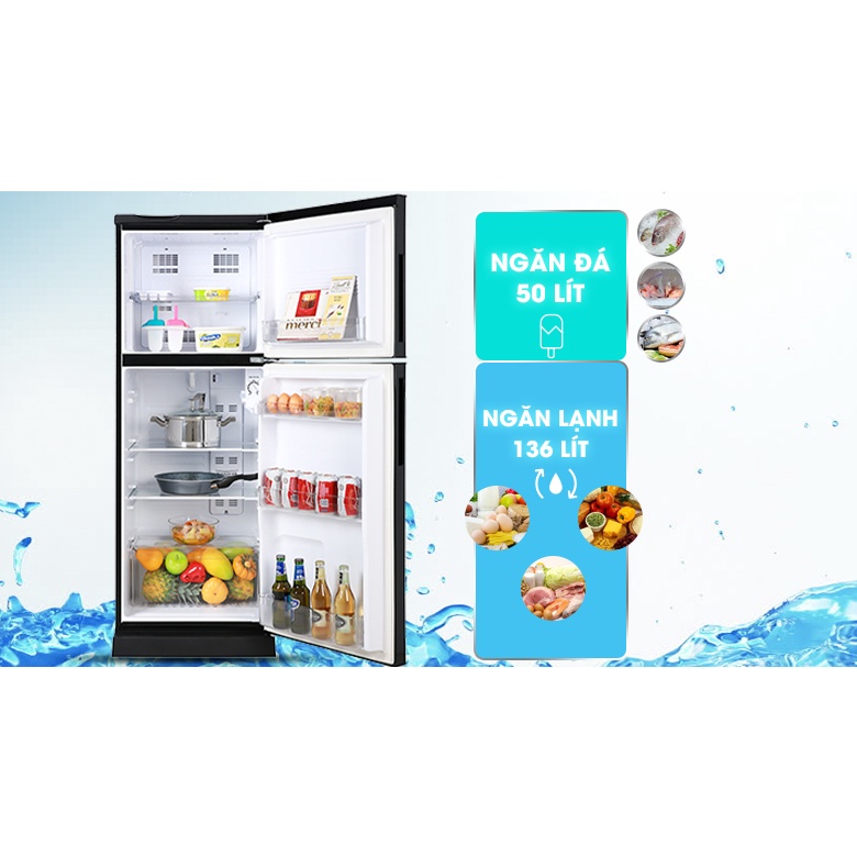 Tủ lạnh Aqua Inverter 186 lít AQR-T219FA - Showroom.tivi