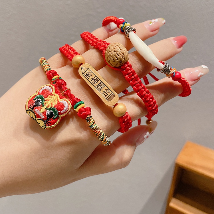 Túi Thơm Đeo Tay Thêu Họa Tiết Rồng Nhiều Màu Handmade