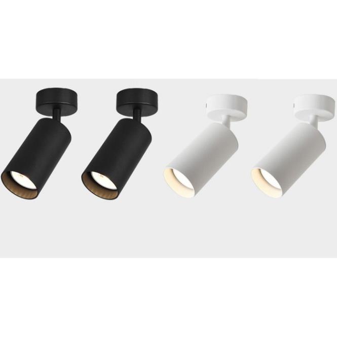 Combo 4 đèn LED Rọi Ống Bơ 12W ốp trần, tường, đèn soi tranh, đèn trang trí
