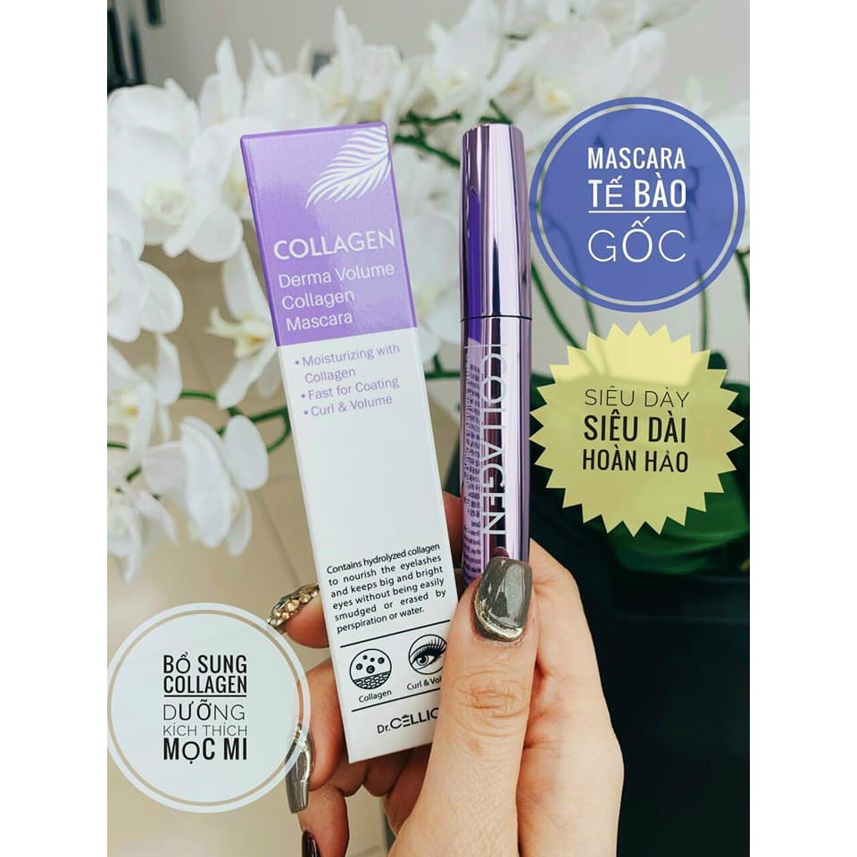 Mascara Tế Bào Gốc, Kích Thích Mọc Mi  Dr Cellio   Derma volume Collagen
