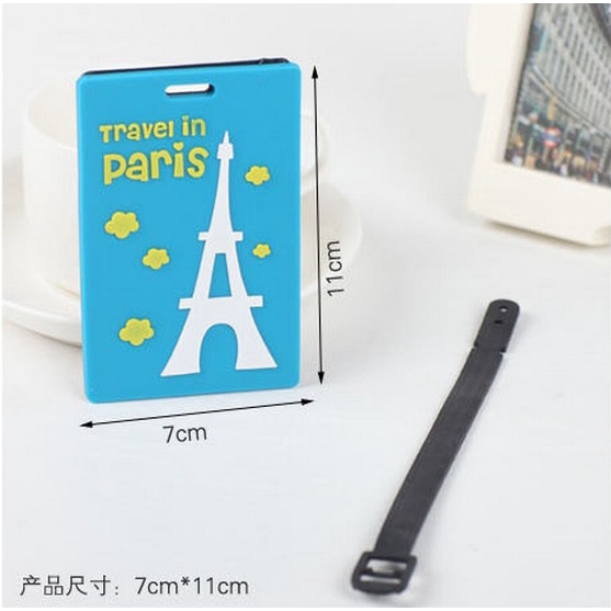 Thẻ Đánh Dấu Hành Lý Cỡ Lớn In Họa Tiết Hoạt Hình 3D Dễ Thương Tiện Dụng