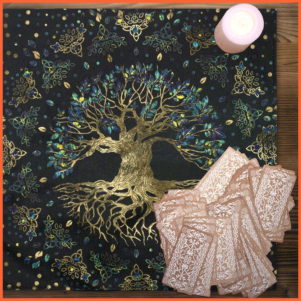 Thảm Vải Trải Bàn Cho Bài Tarot Tiện Dụng