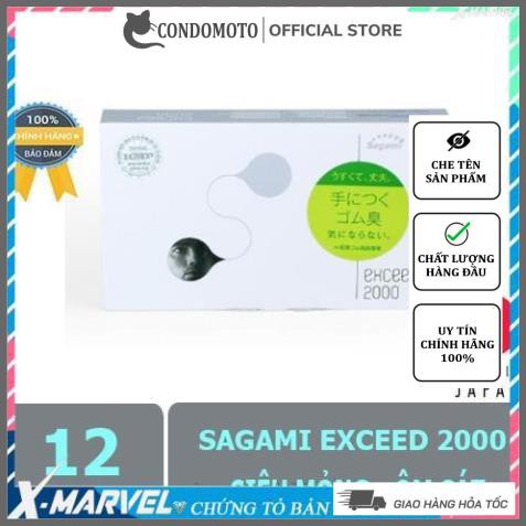 Bao cao su SIÊU MỎNG tăng KHOÁI CẢM kéo dài thời gian. Bcs Sagami Exceed đẳng cấp